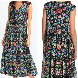 Johnny Was silk Ella Flower Natania dress NWT